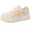 Korean version of thick-soled casual versatile little white shoes for women's 2025 summer new thick-soled heightened and lightweight sports shoes