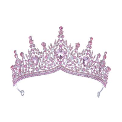 The Bride's High End Luxurious and Grand Crown Headwear  Wedding Birthday Party  Retro Baroque Colorful Diamond Crown