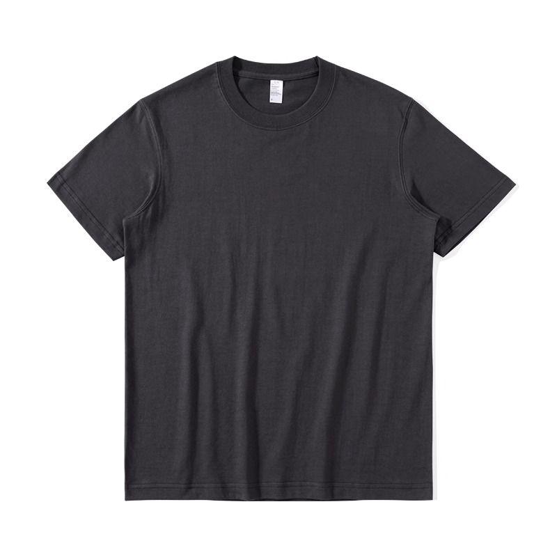 Export Big Sale ~ Withdraw Leak-Picking Basic Style Non-Patterned Short-Sleeved T-shirt Summer Men and Women Pure Color Pure Cotton New Arrival Tops