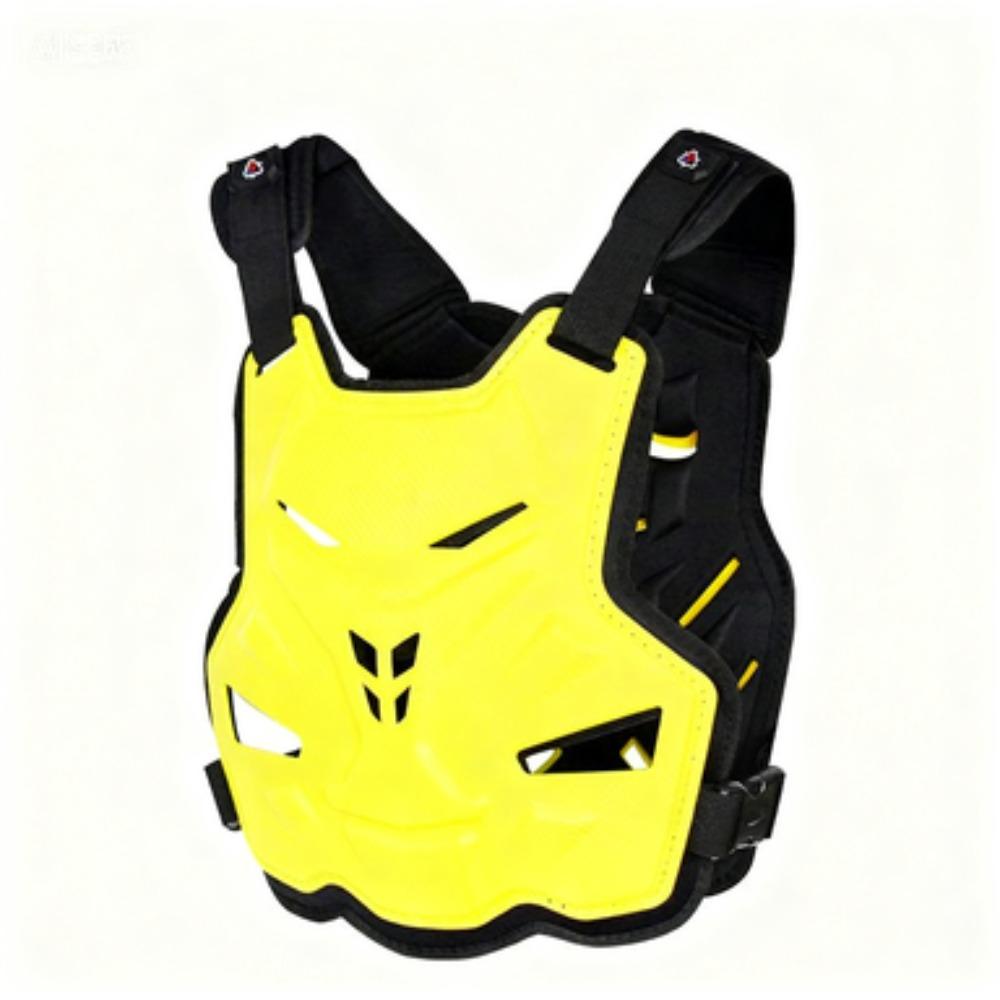 Motorcycle Armor Shirt Jacket with Chest Guard, Summer Impact Resistant Protective Top for Off-Road Racing Riding