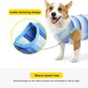 Yousheng Dog Weaning Suit Stripes Pattern Wound Recovery Elastic Pet Surgery Recovery Suit Pet Supplies
