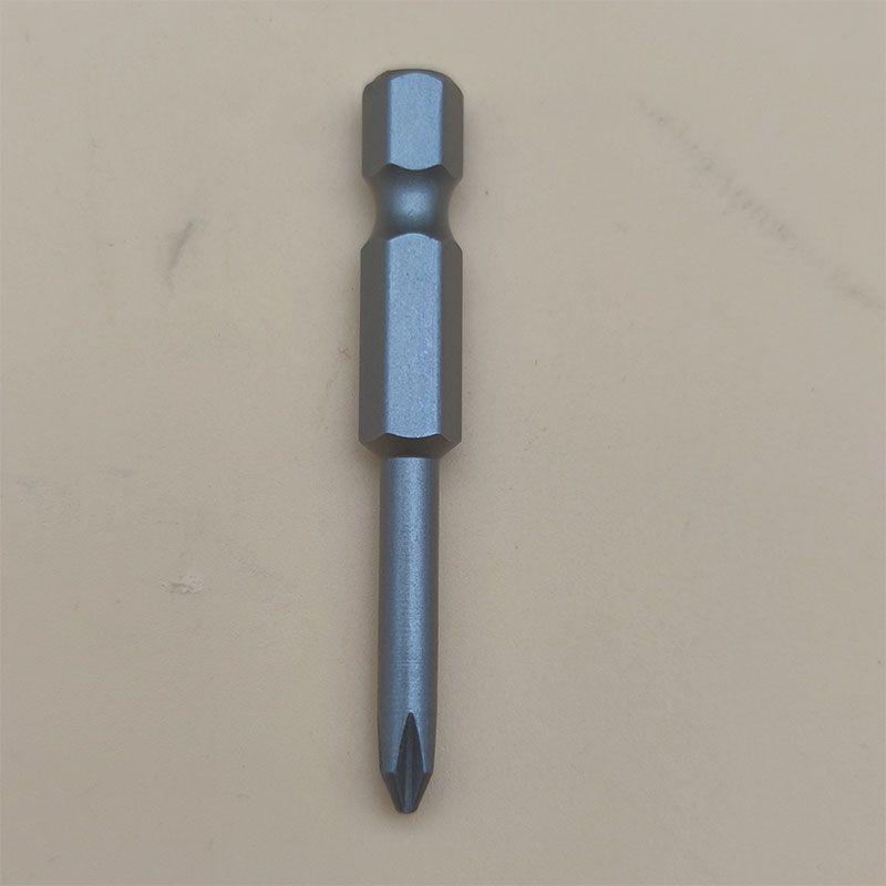 Strong Magnetic S2 Alloy Steel Phillips Screwdriver Bit, 1/4" Single-Head, Extended for Electric/Air Screwdrivers, Model PH012