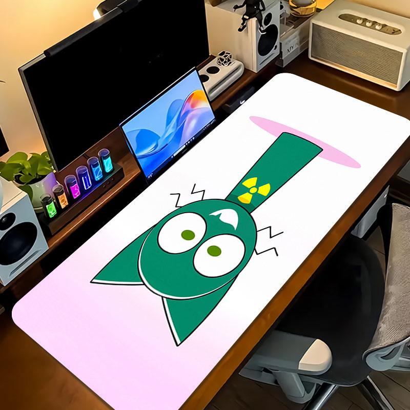 Cartoon Mouse Pad, Large Gaming Desk Mat, Non-slip XXL Mousepad for Laptop & Tablet, Mini PC Playmat with Stitched Edges