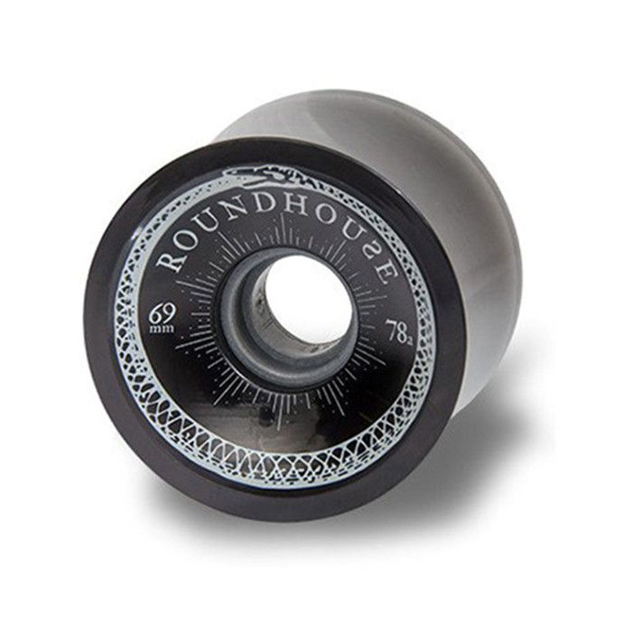 Trustry CARVER Wiel ROUNDHOUSE CONCAVE 69mm / 78A Smoke [x4] - Wielen zwart