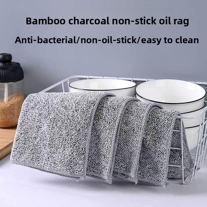 Kitchen Degreasing Without Shedding Hair Dishwashing with Absorbent Cleaning Cloth 5 pieces