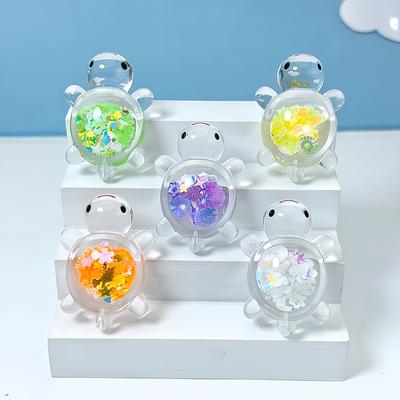 1Pc Glowing Turtle Garden Fish Tank Miniatures Ornaments Mini Luminous Glitter Turtle Home Decoration Landscaping Crafts
