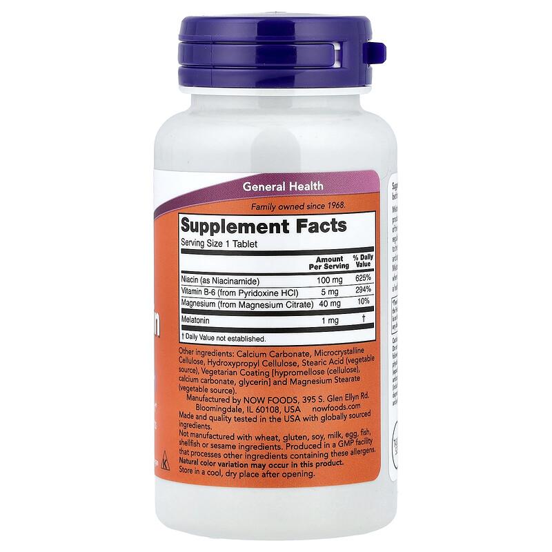 Melatonin, 1 Mg, 100 Tablets