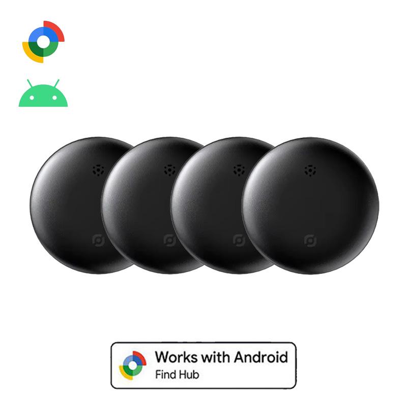 1-4Pcs GPS Tracker Android Finder Compatible with Google Find Hub (Android Only) Key Wallet Finder Anti-Lost Tag