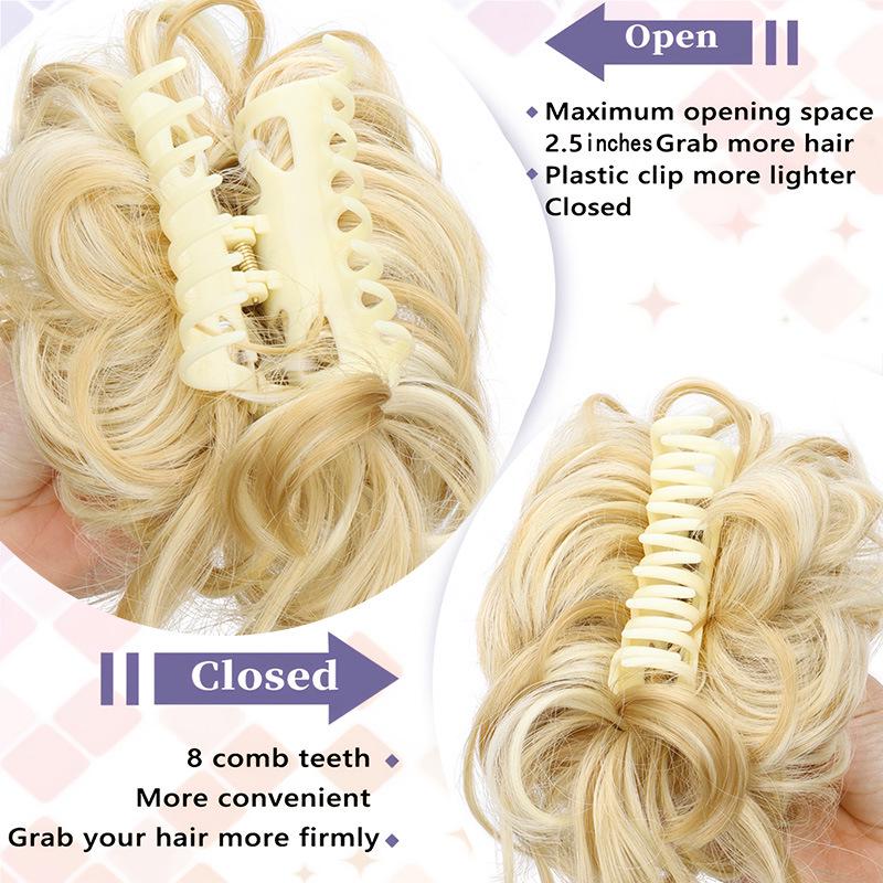Multi-Color Long Tassel Hair Tie Clip with Fluffy Silk Flower Bud - Celebrity Style