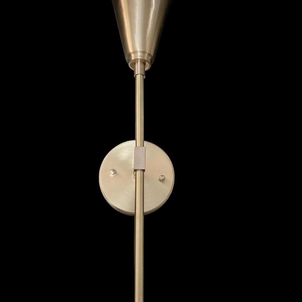 1 Light Modern Brass Wall Sconce - Sputnik Vanity Light Fixture For Kitchen Light and Bathroom