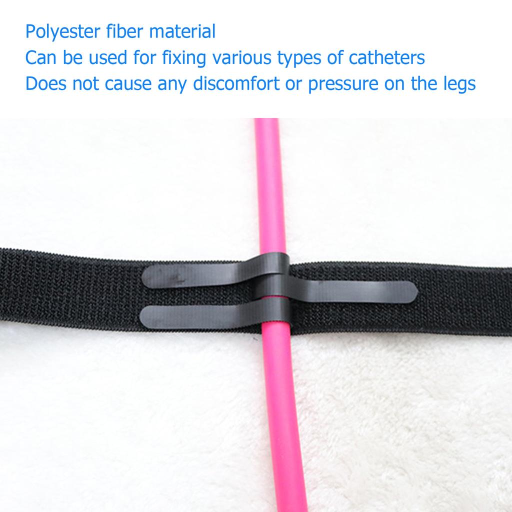 Catheter Strap Adjustable Elasticity Catheter Leg Strap Profession Catheter Stabilization Strap for Various Catheters