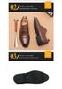 Men's Large Size Derby Formal Leather Shoes for Office, Wedding, and Banquet