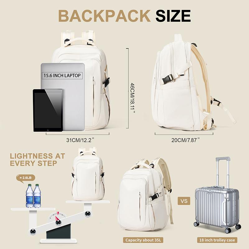 Large Travel Backpack for Women, Carry On Backpack, Airline Airplane Approved Weekender Backpack Men, 40L Hiking Laptop Backpack