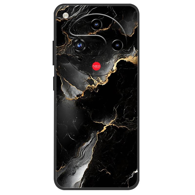 Pro pouzdro Nubia Focus 2 5G Focus2 2025 Mramorově malovaný měkký matný silikonový zadní kryt Pro ZTE Nubia Focus 2 5G Celý kryt telefonu