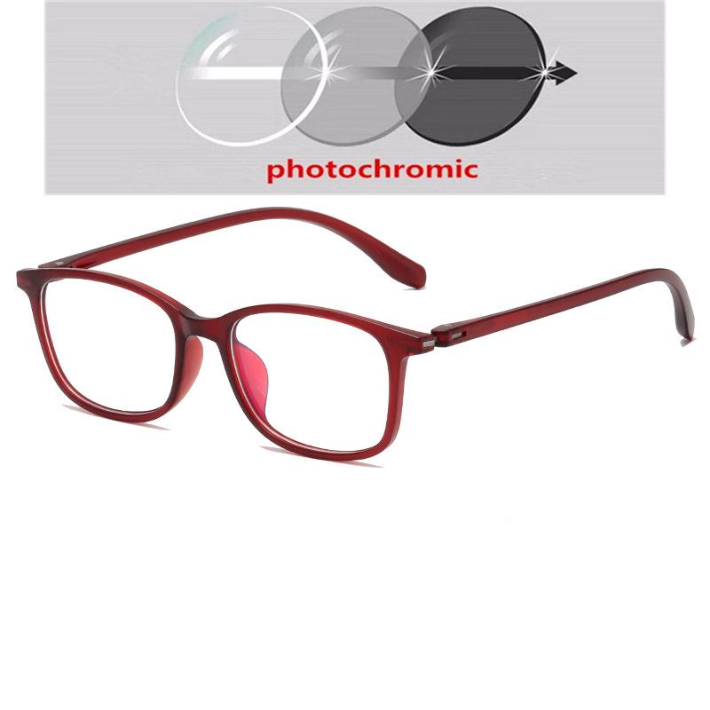 Vintage TR90 Square Myopia Glasses Finished Women Men Minus Degree Prescription Glasses For The Nearsighted 0 -0.5 -1.0 To -6.0