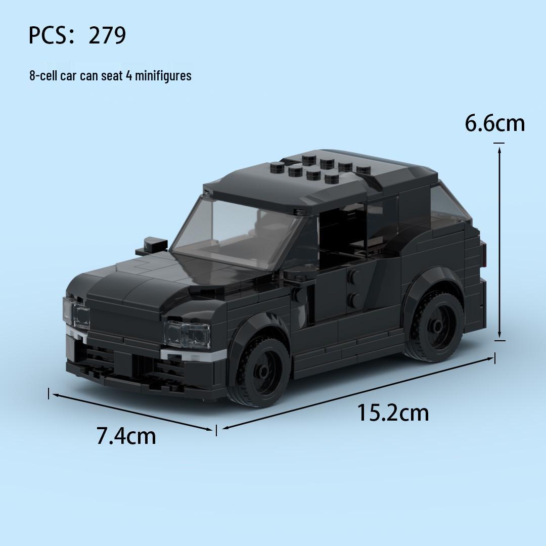 MOC-Compatible LEGO Small Bricks SUV Model Children s Educational Car Toy DIY Handmade K2520+21+22