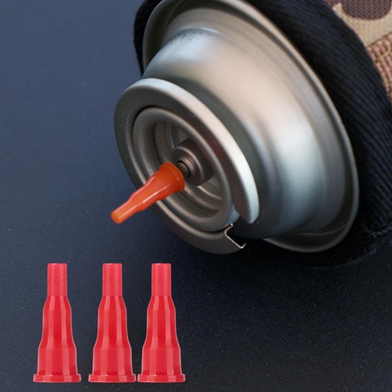 20Pcs Butanes Cassette Gas Tanks Adapter Gas Converter Reusable Butanes Nozzle Adapter Universals Gas Refill Head