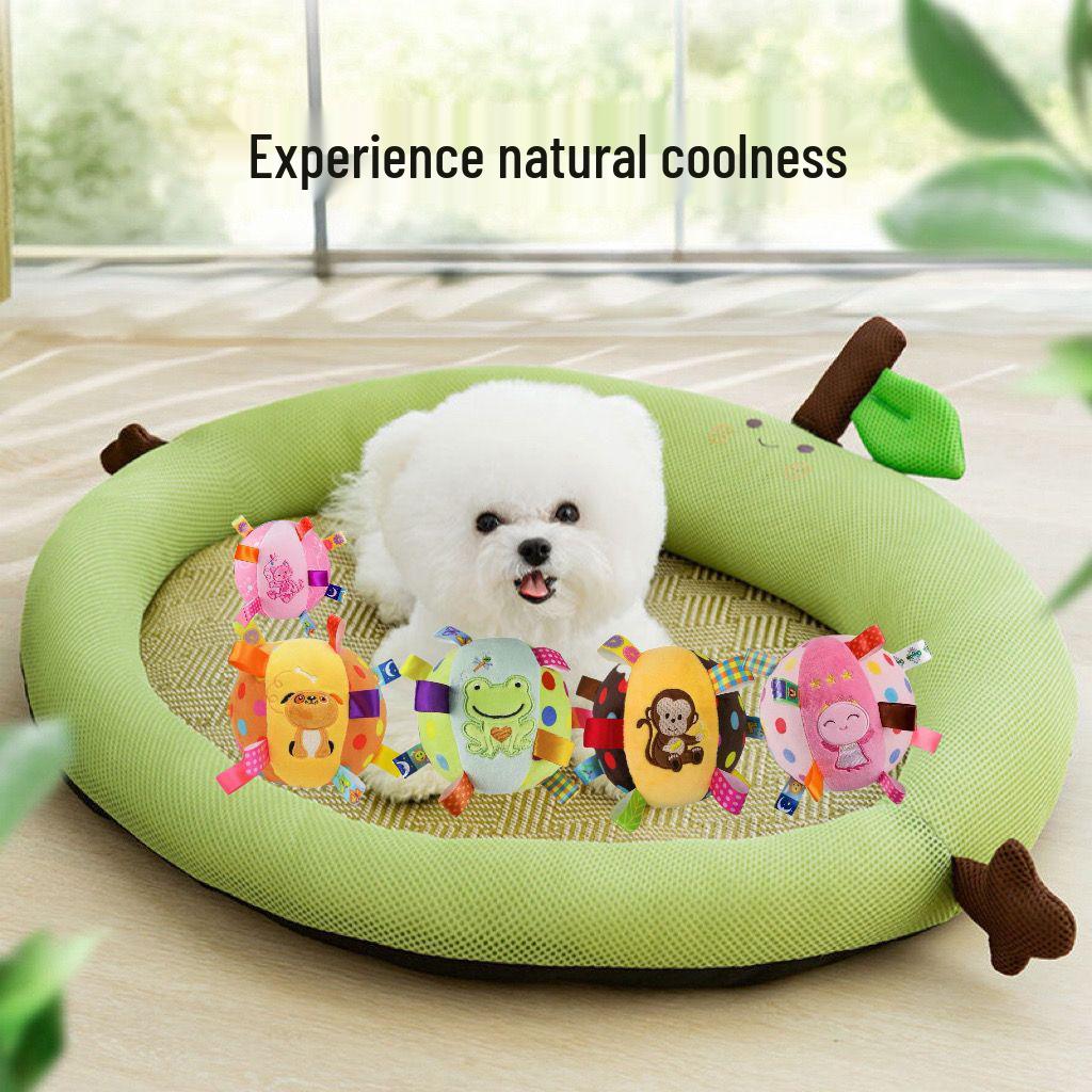 First Order Discount: Indestructible Squeaky Plush Dog Toy - Chewy, Bite-Resistant, Self-Entertainment Training Ball for Decompression