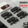 6 in 1 USB Charger with PD Type C Fast Charging Multiport Type C Hub Adapter EU/US Plug Quick Charger Expander Socket for Wall C