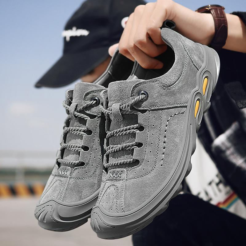 Spring Popular Men 'S Loafers Outdoor Sports All -Matchmen 'S Shoes Casual Fashion Hiking Shoes Breathable Lightweight Hiking Shoes