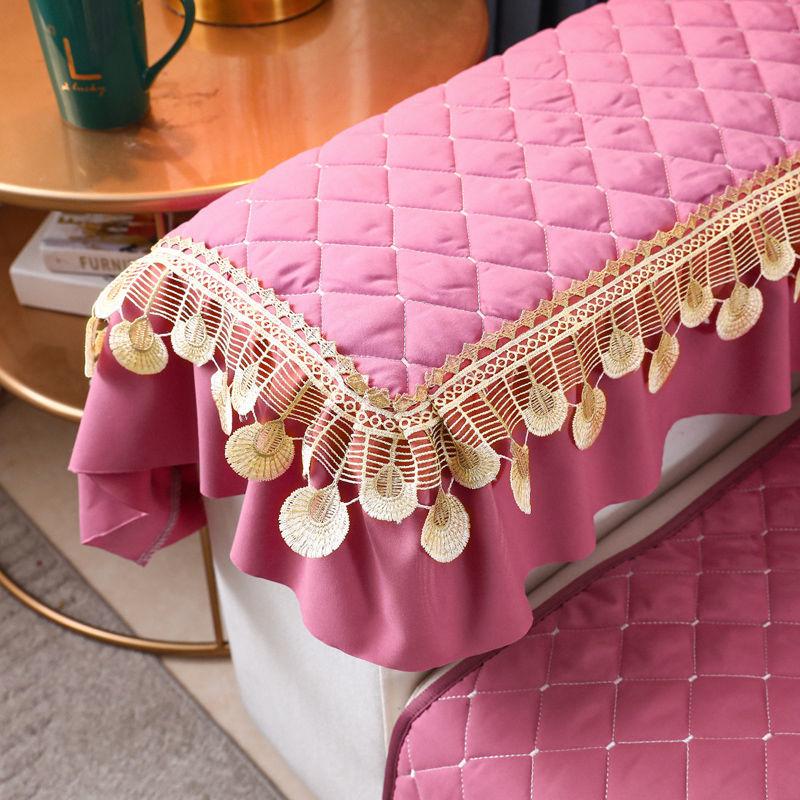 Plush Sofa Covers Four Seasons Sofa Towel Fabric Seat Cushion Backrest Towel Simple Modern Couch Cover Non-slip Sofa Bed Cover
