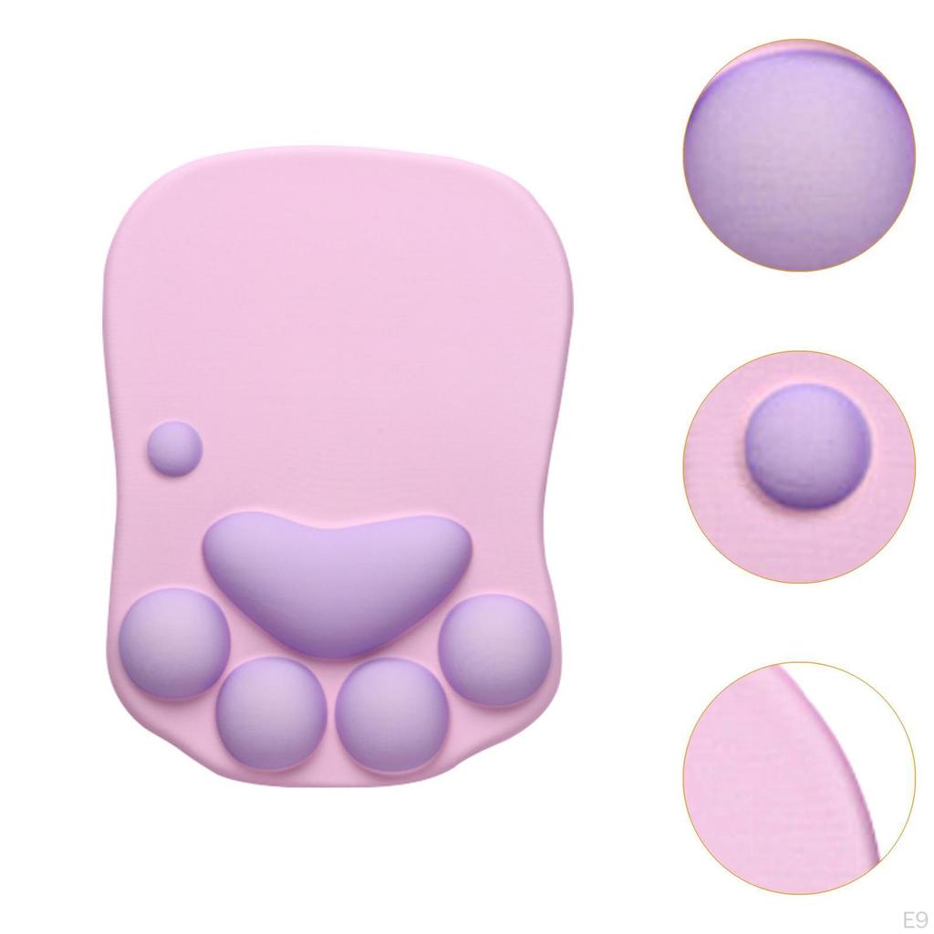 Gatito Paw Mouse Pad, Mat with Doll Support, Soft Desktop Decoration Beautiful Ergonomic