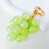 Keychain Pendant Transparent Grape Shape Acrylic Key Chain with with Lobster Clasp Easy To Hang Key Holder Backpack Car Accessory