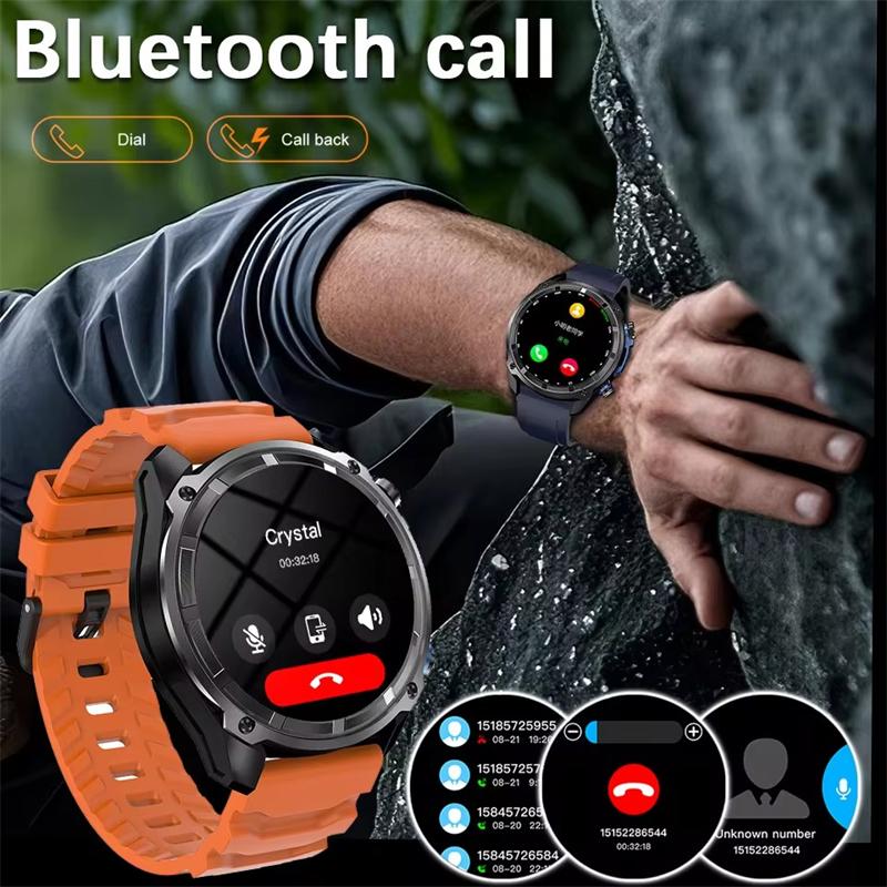 2026 GPS Smart Watches 3 ATM Waterproof Built-in Dual-band GNSS Compass Military GPS Map Heart Rate Sport Fitness Men SWIM Smartwatches