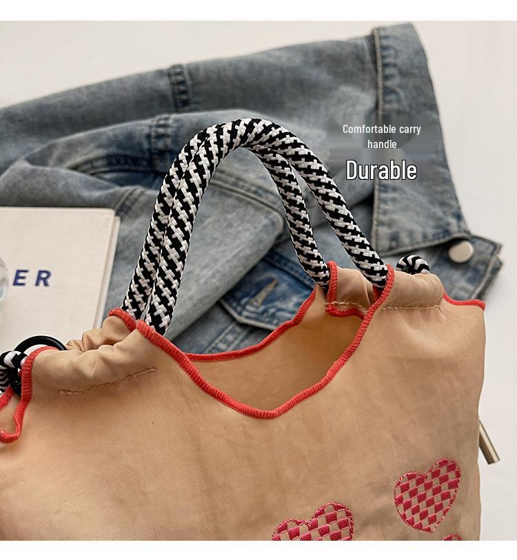 2025 Eco-friendly Japanese Embroidery Handbag: Spring Women's Fashion Cloth Bag – Shoulder, Crossbody, or Shopping Use.