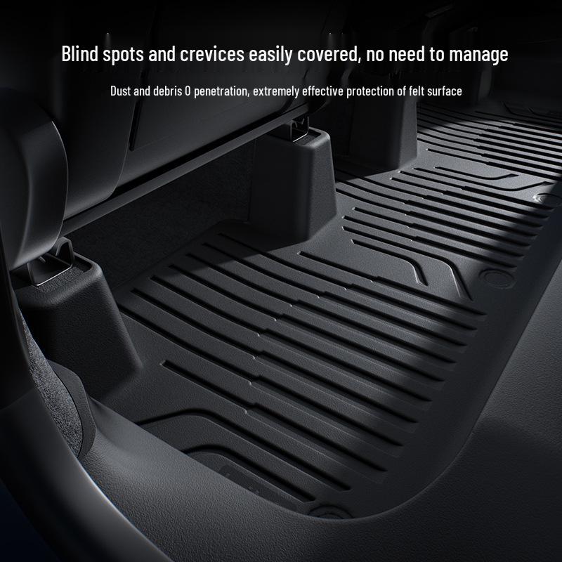 BJBT Full Coverage Non-Slip Floor Mats for Tesla Model Y 2023, TPE Injection Molded