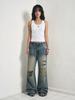 YEEL Y. Ribbed Sleeveless Top White