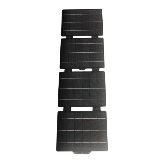 25W Solar Panel Phone Charger IPX6 Waterproof Overvoltage Protection Foldable Design Universal Portable Solar Panel Charger