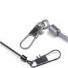 2pcs 2pcs Pack Single Pole Balance Stainless Steel Fishing Swivels Snaps  Fishing Rig Setup