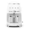 SMEG DCF02WHEU Filter Coffee Maker - 10 Cups - 1050W - 1950s White