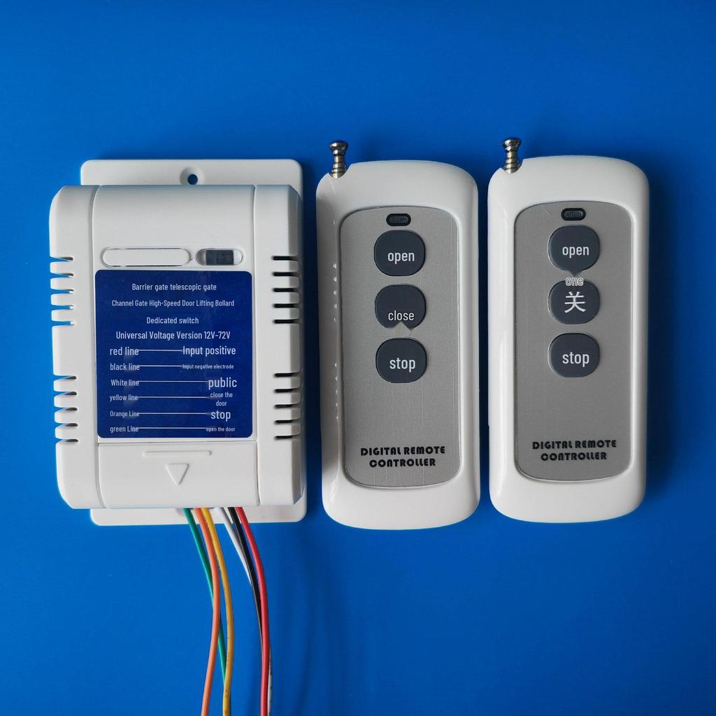 Universal Receiver for Fast Gate Barriers: 12-24V Remote Control with Long-Range Capability