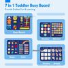 Montessori Early Childhood Educational Felt Learning Board: Teaches Dressing and Shoelace Tying.