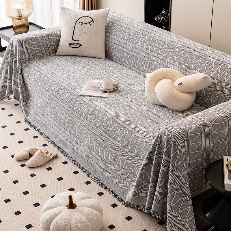 

Чехол для дивана из шенилла с защитой от царапин, универсальный чехол Four Seasons, универсальный нескользящий коврик, полотенце, одеяло 180*230cm