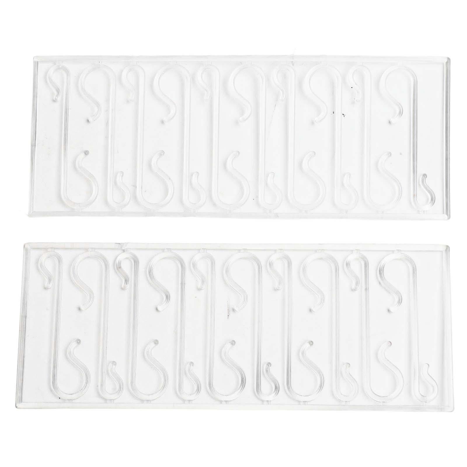 

Легко повесить украшения с золотыми прозрачными крючками в форме S, 50 шт. B