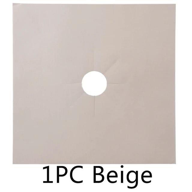 New 1/4PC Stove Protector Cover Liner Gas Stove Protector Gas Stove Stovetop Burner Protector Kitchen Accessories Mat Cooker Cov
