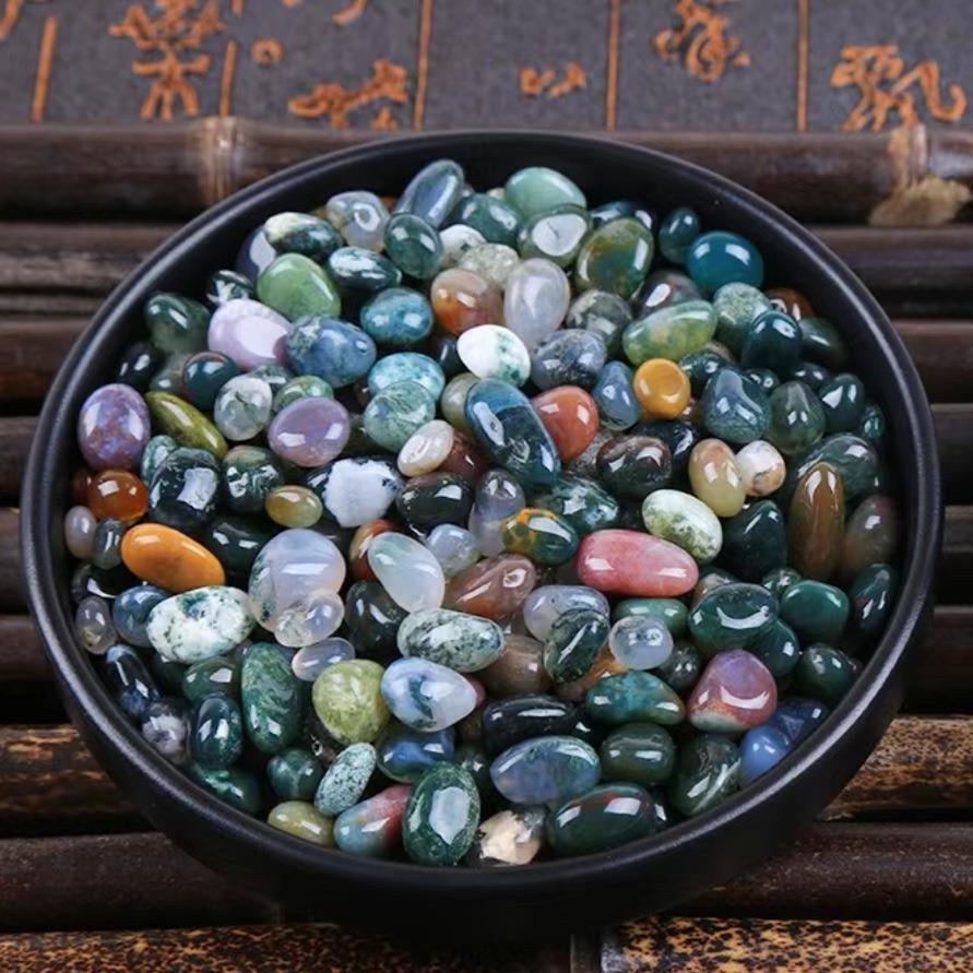 Yuhuashi Natural Colorful Agate Pebbles for Aquariums, Landscaping, and Flower Pots