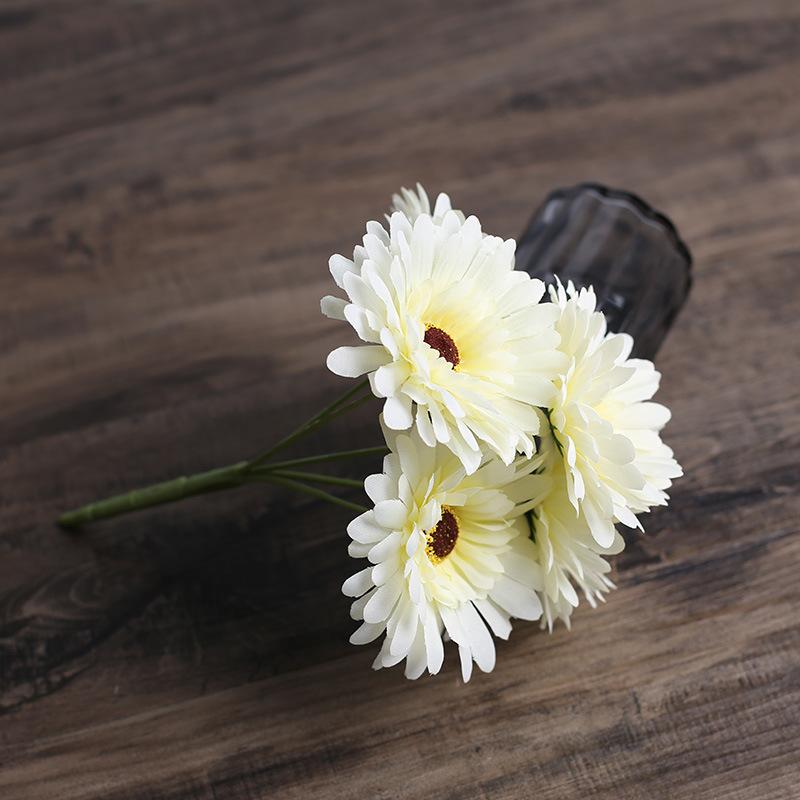 Imitation Flower Fran Flower Gerbera Small Daisy Flower Art Manual Flower Arrangement Wedding Decoration Bouquet Flowers