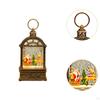 Christmas Snow Globe Lantern Lamp Handmade Home Decoration Music Box for Table Centerpiece