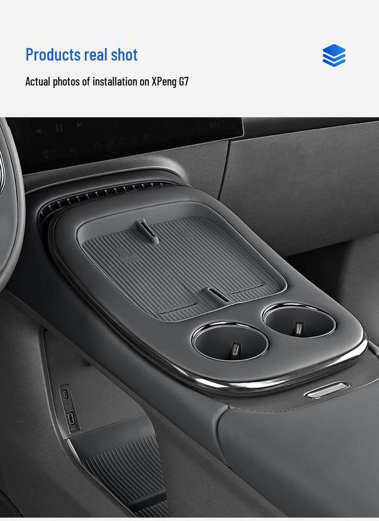 Xiaopeng G7 Central Console Scratch-Resistant Wireless Charging Pad & Storage Protector