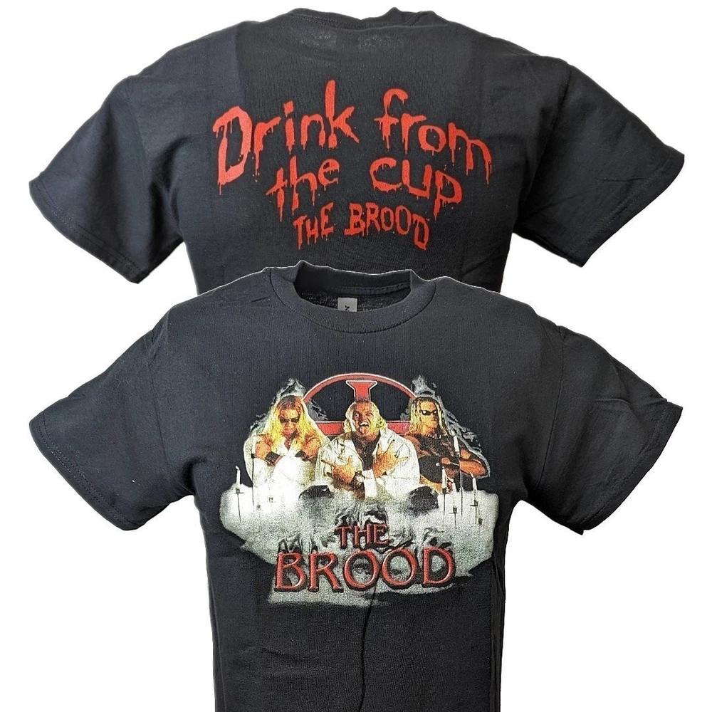The Brood Edge Christian Drink from the Cup Black Tshirt M