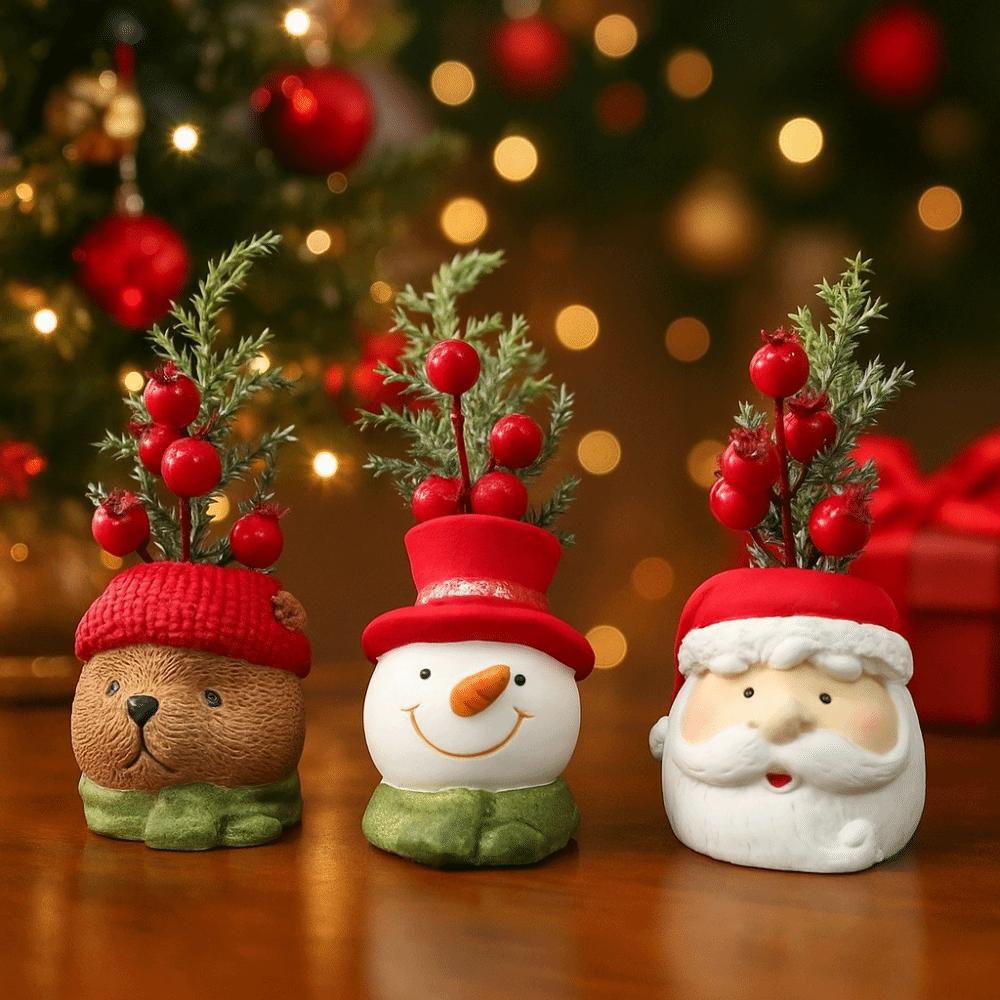 Exquisite Snowman Decoration Cute Christmas Gnome Doll Santa Claus Ornament  Gift Giving