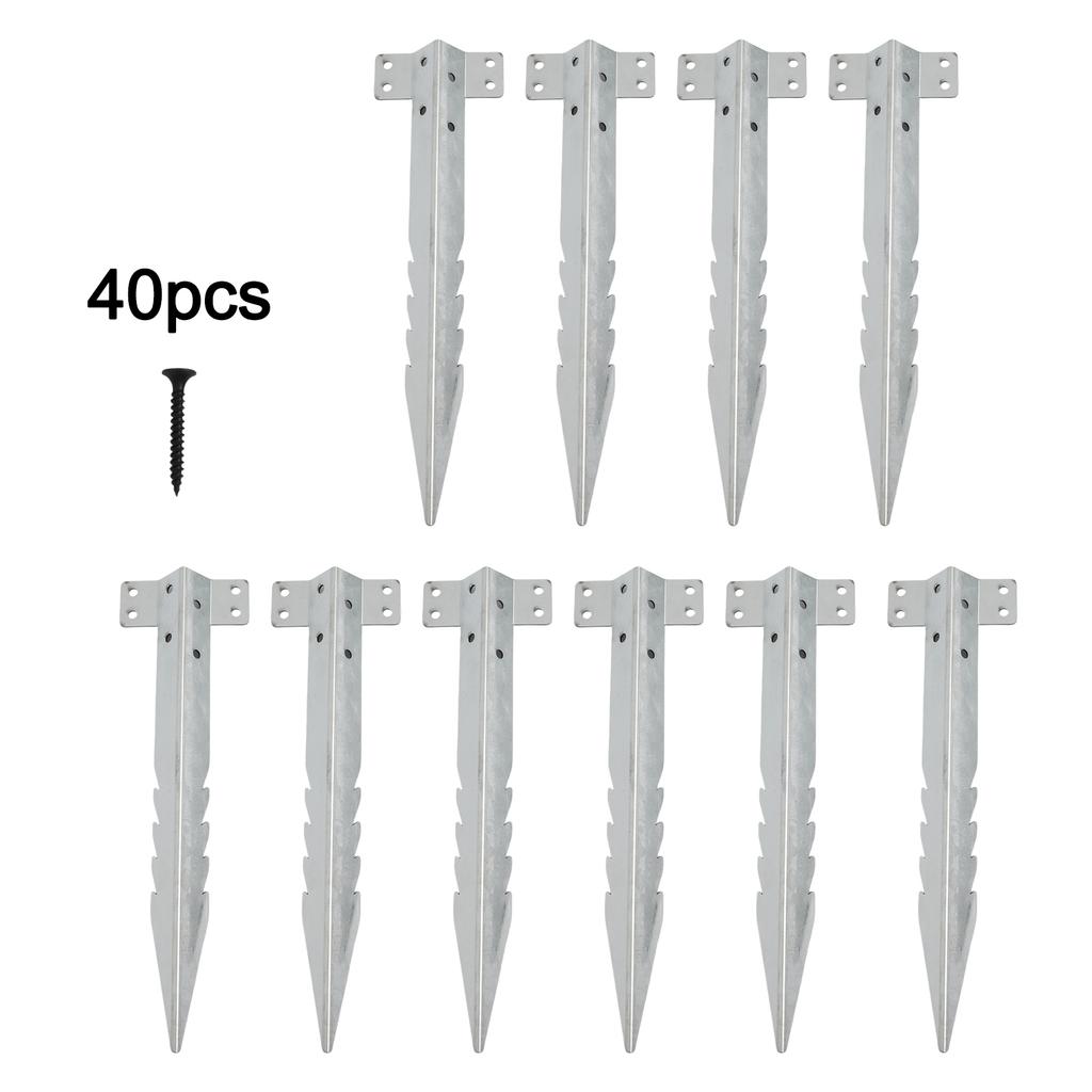 Practical Railway Sleeper Brackets for Pathways and Raised For Garden Beds Available in 10 or 20 Packs with Screws