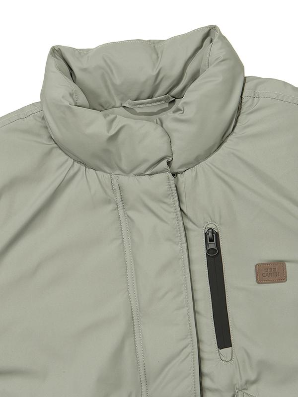 Bbc Earth Poly Duespo Lightweight Mid-Length Ball-Padded Jumper_Olive