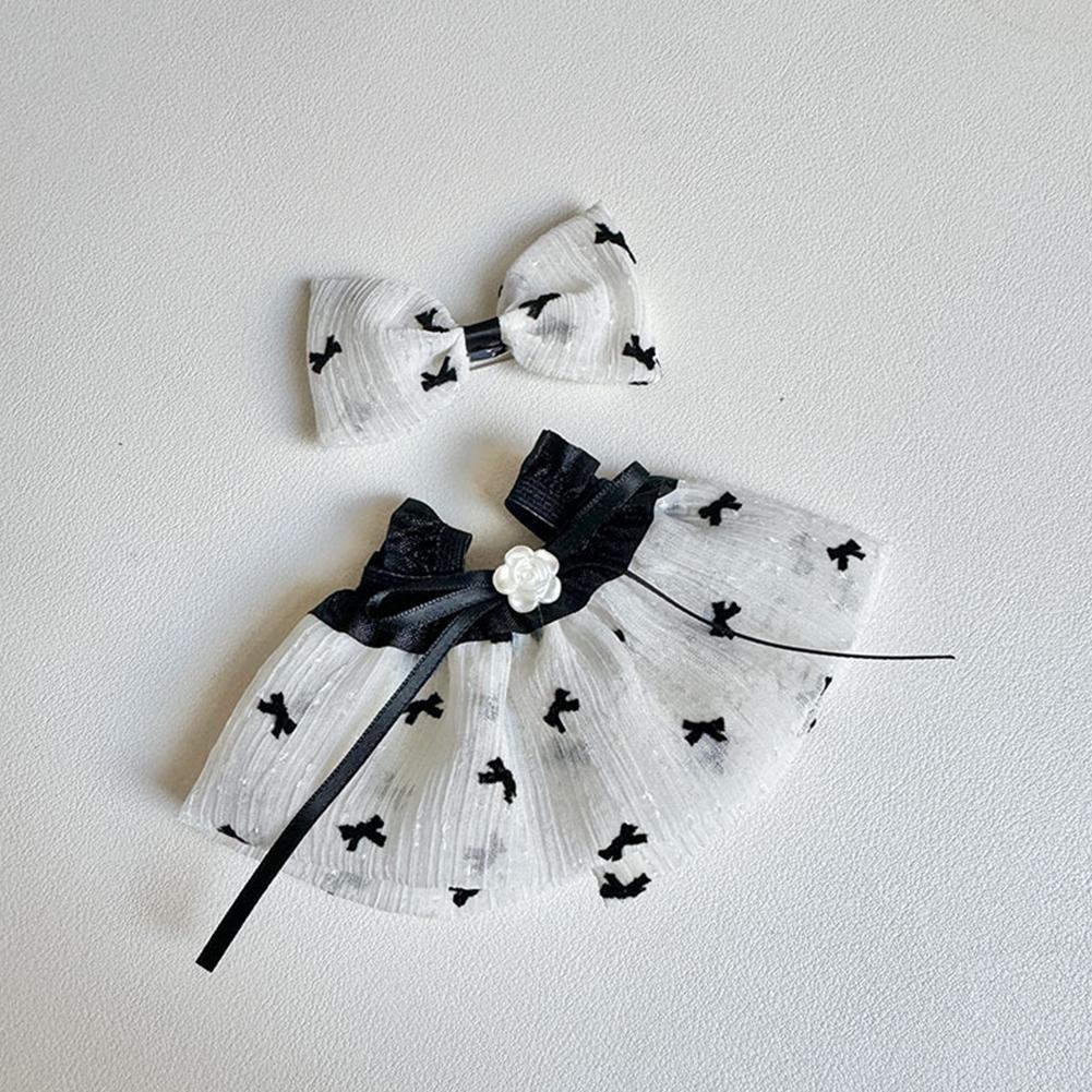 

15СМ Одежда для куклы Лабубу Платье с рисунком бабочек и сердечек Мини Модный брелок Одежда для куклы Милые куклы Декоративные аксессуары 02#