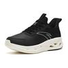 Anta Slip Resistant, Abrasion Resistant, Rebound Low top Running Shoes Men's Bright Black White 112315575-11