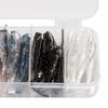 50Pcs/Box Plastic Fishing Lure Vivid Wear-Resistant Needle Tail Soft Lure for Angling